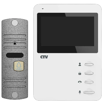Бюджетный комплект видеодомофона CTV для квартиры и офиса